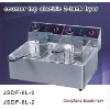fish and chips fryers 2011 new counter top electric 2-tank fryer(2-basket)