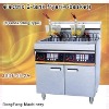 fish and chips fryers, electric 2 tank fryer (4-basket)