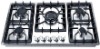 five burners bui-in SS gas hobs/gas stove