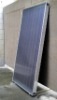 flat plate split pressurized solar heater