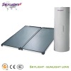 flat plate split pressurized solar water heater