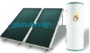 flat plate split solar water heater
