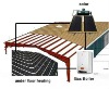 floor heating pre-heated solar water heater