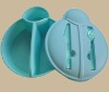 food container with fork and knife