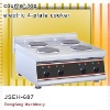 food machine pasta cooker, DFEH-687 counter top electric 4 plate cooker