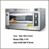 full-automatic desk sliver stainless steel free standing gas oven for kitchen in hotel and restaurant