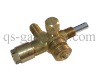 gas brass valve with safety device for heater
