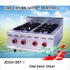 gas burners industrial oven burners JSGH-987-1 gas range with 4 burner ,kitchen equipment