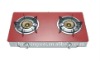 gas cooker 2-RTB19P red color tempered glass