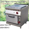 gas cooker and oven, DFGH-783A-2 gas french hot plate cooker with oven