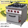 gas cooker gas range with 4-burner and oven