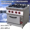 gas cooker oven gas range with 4-burner and oven