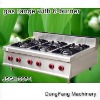 gas hob JSGH-997-1 gas range with 6-burner ,kitchen equipment