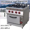 gas pizza oven gas range with 4-burner and oven