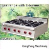 gas range cover JSGH-997-1 gas range with 6-burner ,kitchen equipment