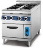gas range with electric oven