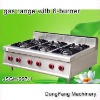 gas stove JSGH-997-1 gas range with 6-burner ,kitchen equipment