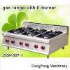 gas stove burner JSGH-997-1 gas range with 6-burner ,kitchen equipment