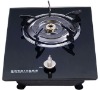 gas stove (one burners) with glass top