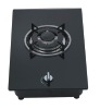 gas stove with glass top