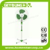 green 16-inch Stand Fan with 66 x 14mm Motor and PP Blades 500*500mm cross base