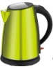 green color stainless steel electric kettle with capacity 1.7L