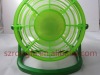 green plastic mini portable super mute USB cooler cooling desk fan for PC&travel fan