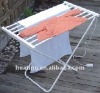 heated clothes dryer rack .