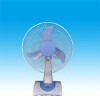 high speed 12V 16 inch DC table fan with timer