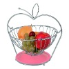 hot selling metal fruit basket,apple-shape fruit basket