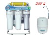 household RO water purification system with steel shelf