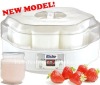 household yoghurt maker 8pcs glass jars