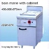 in car food warmer JSGH-974 bain marie with cabinet ,kitchen equipment