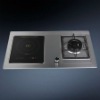 induction cooker with gas stove burner