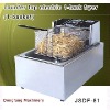 induction deep fryer, counter top electric 1 tank fryer(1 basket)