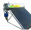 integrated pressured heat pipe solar water heater