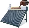 integrated pressured solar heater  non-pressurized solar water heater