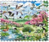 kids floor mats with Birds world printing
