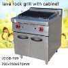 lava rock grill with cabinet
