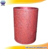 luxury recycled paper or fiber board  leather garbage cans