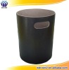 luxury recycled paper or fiber board  leather trash cans