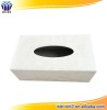 luxury white leather box for tissue