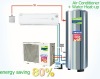 multi function house water heater (air conditioner + green water heater)