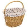 natural willow basket for shopping