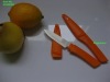 orange ceramic shelth knife