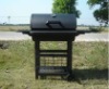 outdoor pizza grill with two side panels