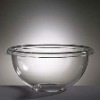 oval acrylic salad bowl