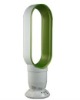 oval green electric bladeless cooling fan