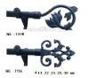 painted steel window curtain factory pole accessories