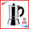 party's stainless steel espresso maker